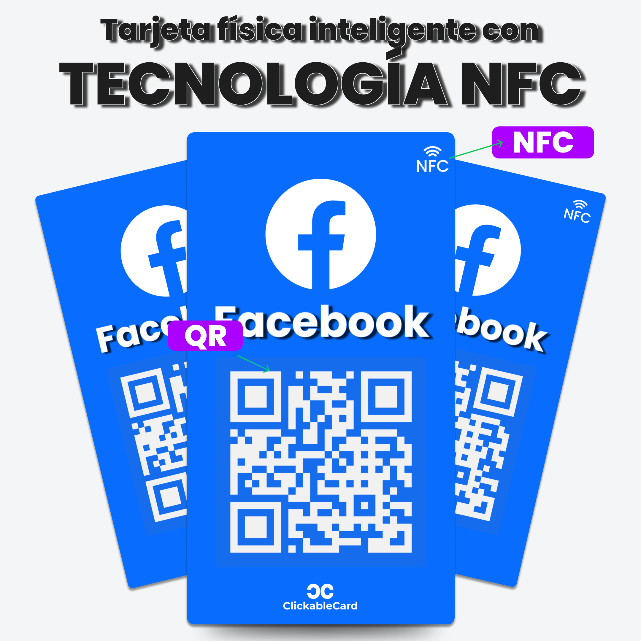 Tarjeta NFC Facebook